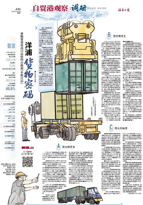 洋浦货物密码 货物贸易进出口总值占海南半壁江山的背后